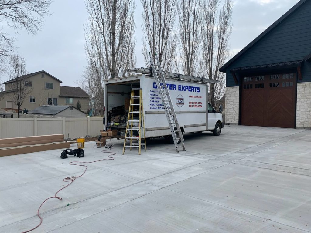 expert gutters box truck