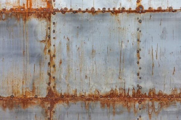 rusty gutter