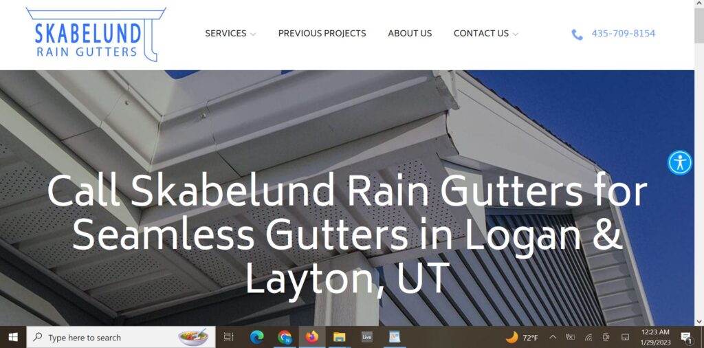 skabelund rain gutters
