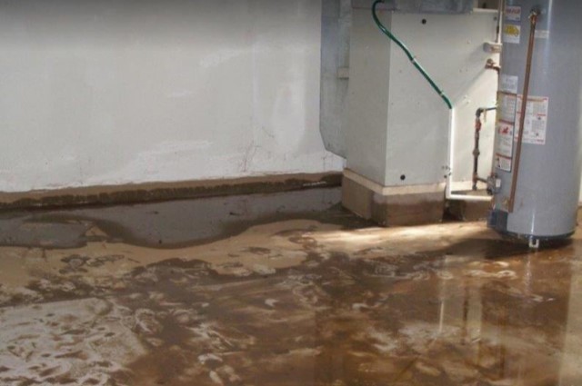 flooded basement